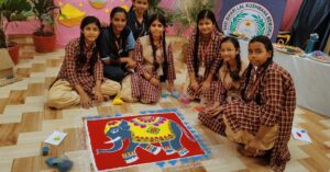 Vibrant Expressions: Rangoli Competition