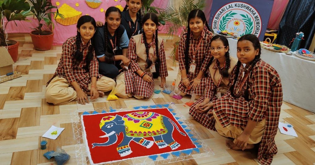 Vibrant Expressions: Rangoli Competition